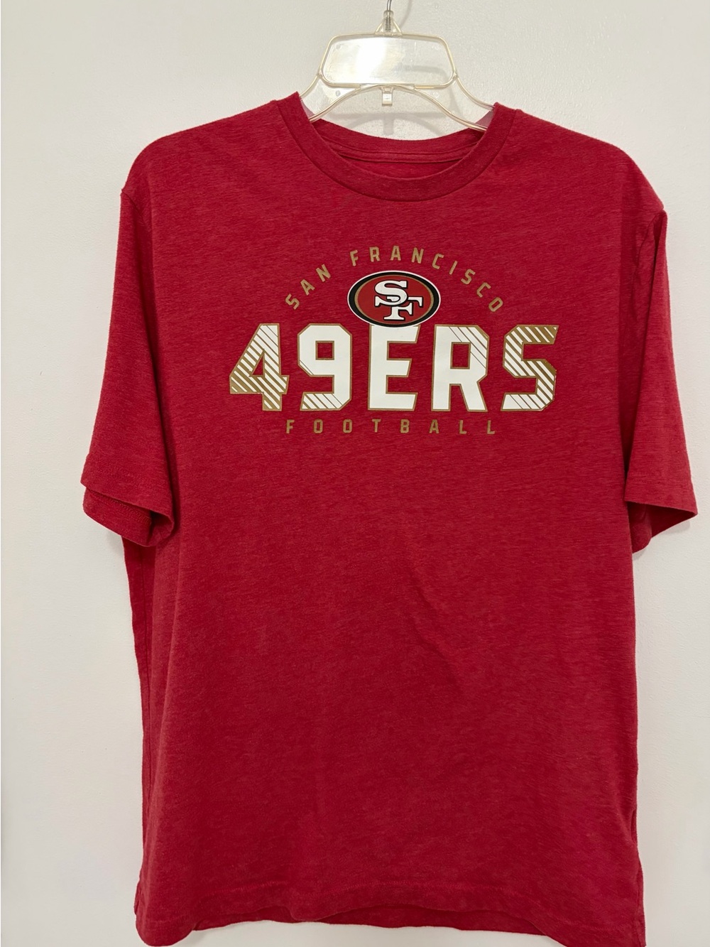 NFL San Francisco 49ers Red Short-Sleeve Logo Tee